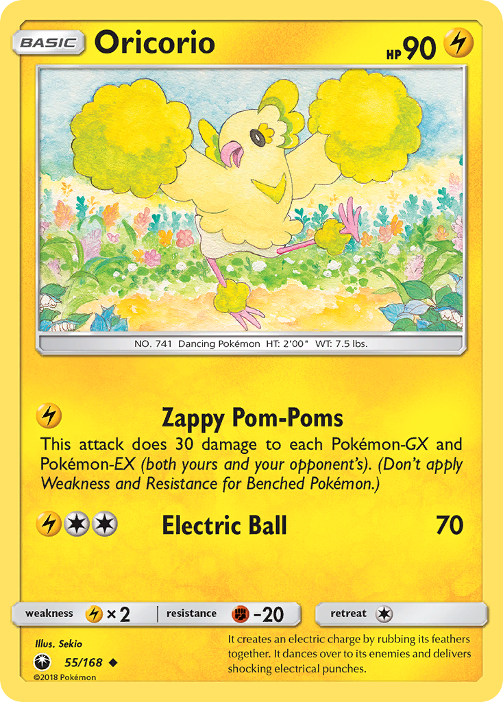 Oricorio (55)/168 - SM  Celestial Storm