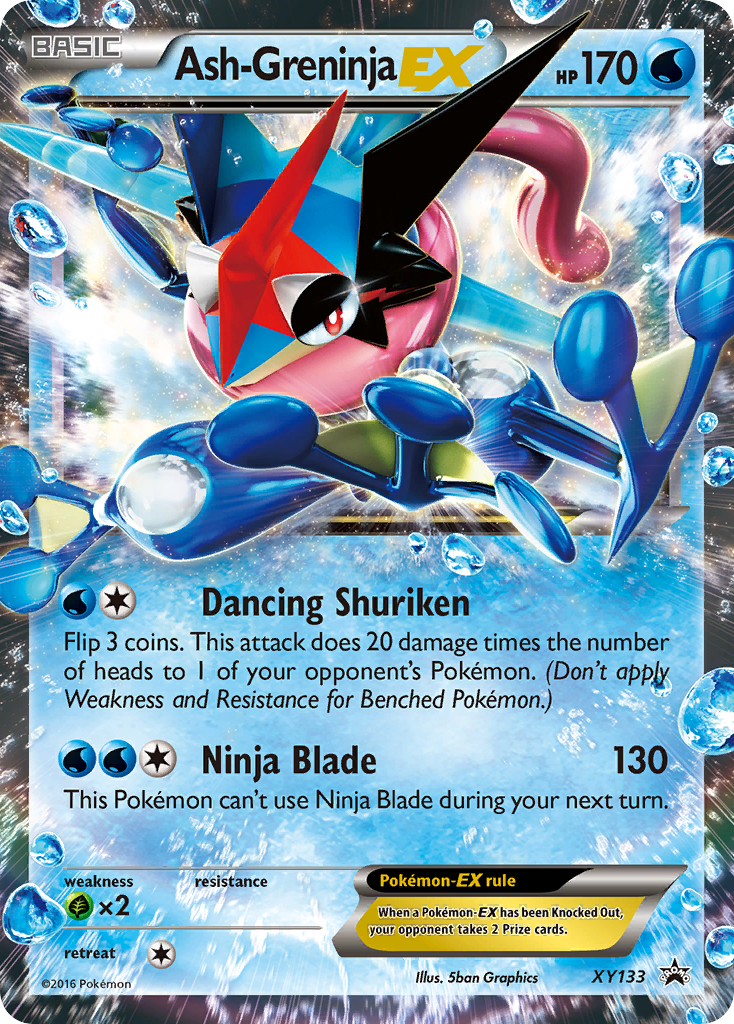 Ash-Greninja EX - XY133 XY133/211 - XY Promos Holofoil