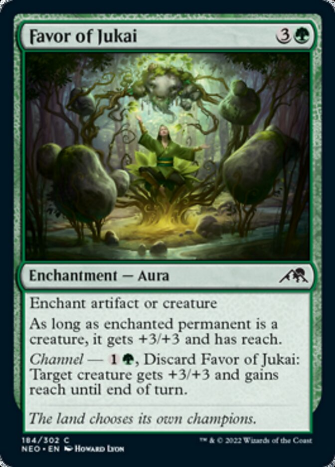 Favor of Jukai (NEO-184) - Kamigawa: Neon Dynasty