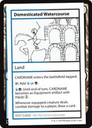 Domesticated Watercourse (No PW Symbol) (CMB1-) - Mystery Booster Playtest Cards 2021