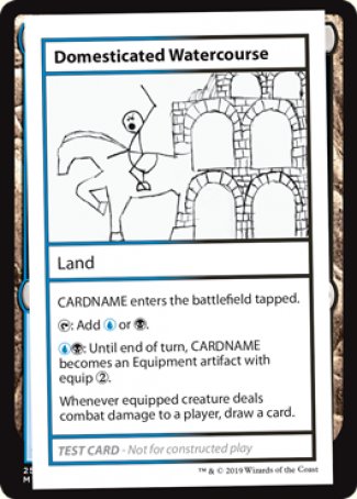 Domesticated Watercourse (No PW Symbol) (CMB1-) - Mystery Booster Playtest Cards 2021