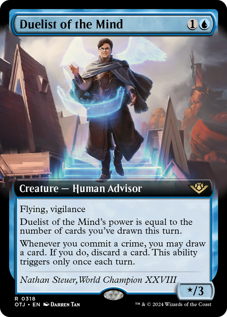 Duelist of the Mind (Extended Art) (OTJ-318) - Outlaws of Thunder Junction: (Extended Art)