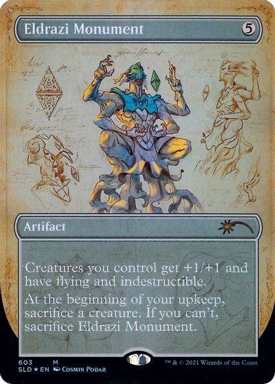Eldrazi Monument (SLD-603) - Secret Lair Drop (Borderless) Foil