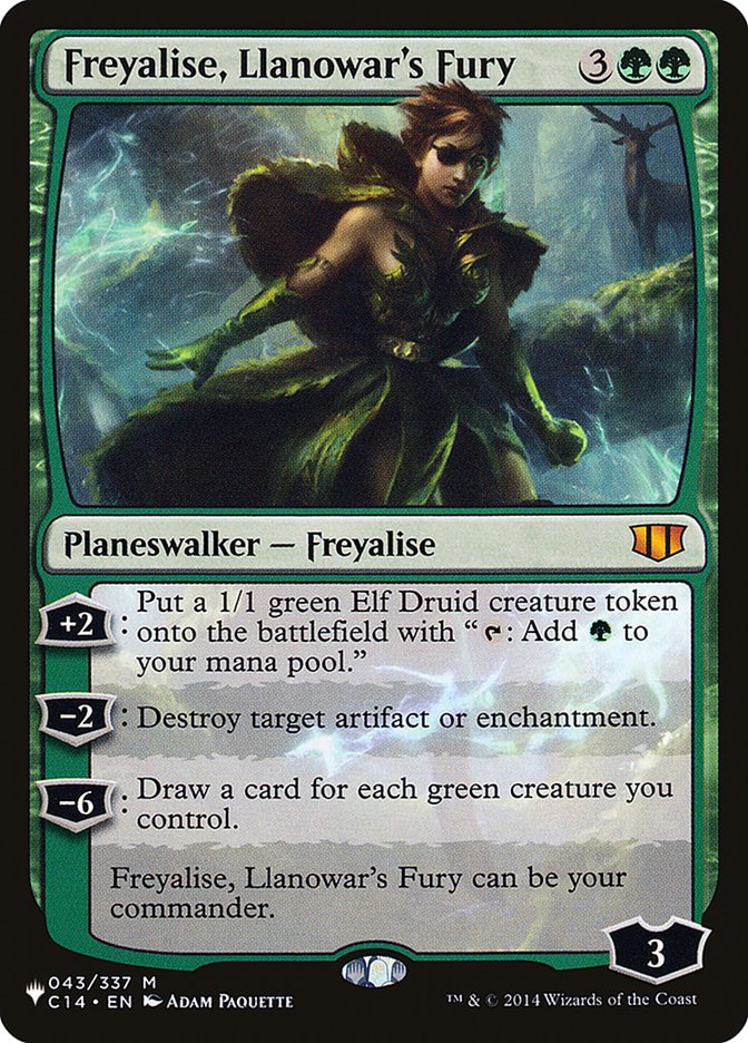 Freyalise, Llanowar's Fury (LIST-043/337) - The List