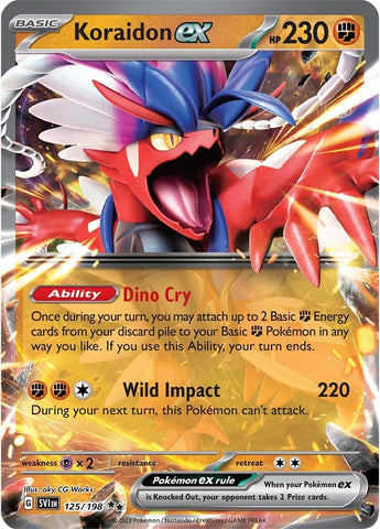 Koraidon ex - 125/198 125 - SV01 Scarlet & Violet Base Set Holofoil