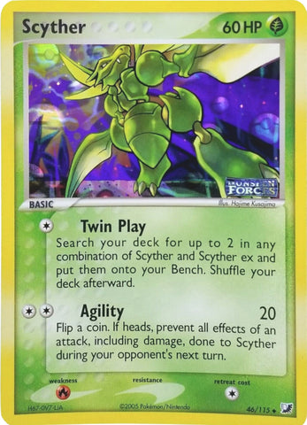 Scyther/115 - Unseen Forces Reverse Holofoil