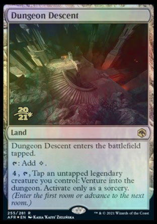 Dungeon Descent (PRE-255) - Adventures in the Forgotten Realms Promos Foil