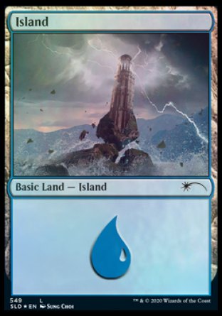 Island (549) (SLD-549) - Secret Lair Drop Foil