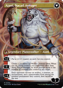 Ajani, Nacatl Pariah (Borderless) (Textured Foil) (MH3-468) - Modern Horizons 3 (Borderless) Foil