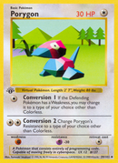 Porygon - 39/102 - 1st Edition Base Set Shadowless - Uncommon
