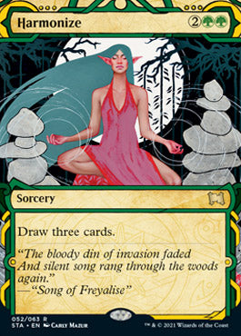 Harmonize (STA-052) - Strixhaven Mystical Archive: (Showcase) (Borderless)