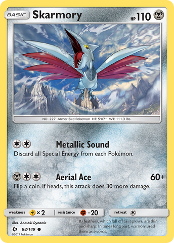Skarmory 88/149 - SM Base Set