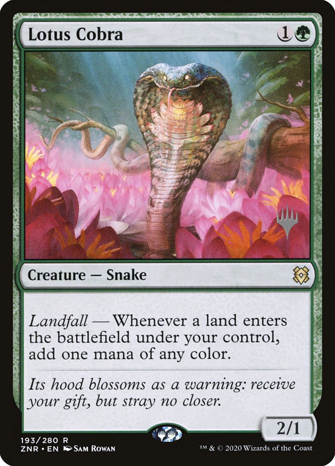 Lotus Cobra (PPZNR-193) - Zendikar Rising Promos
