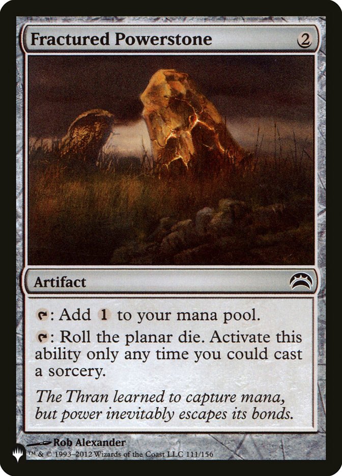 Fractured Powerstone (LIST-111/156) - The List