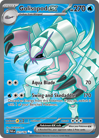 Golisopod ex - 221/182 221 - SV04 Paradox Rift Holofoil