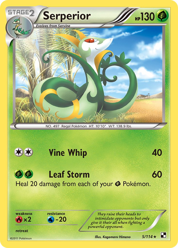 Serperior - 5/114 (Cracked Ice Holo) - Deck Exclusives Holofoil