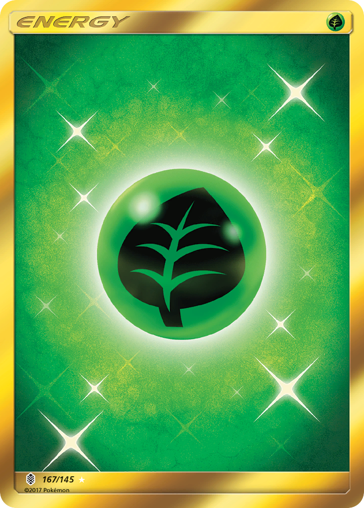 Grass Energy (Secret)/145 - SM  Guardians Rising Holofoil
