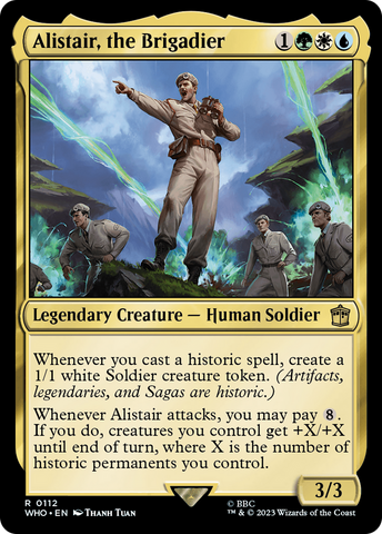Alistair, the Brigadier (WHO-112) - Doctor Who