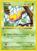 Weedle - 69/102 - 1st Edition Base Set Shadowless - Common
