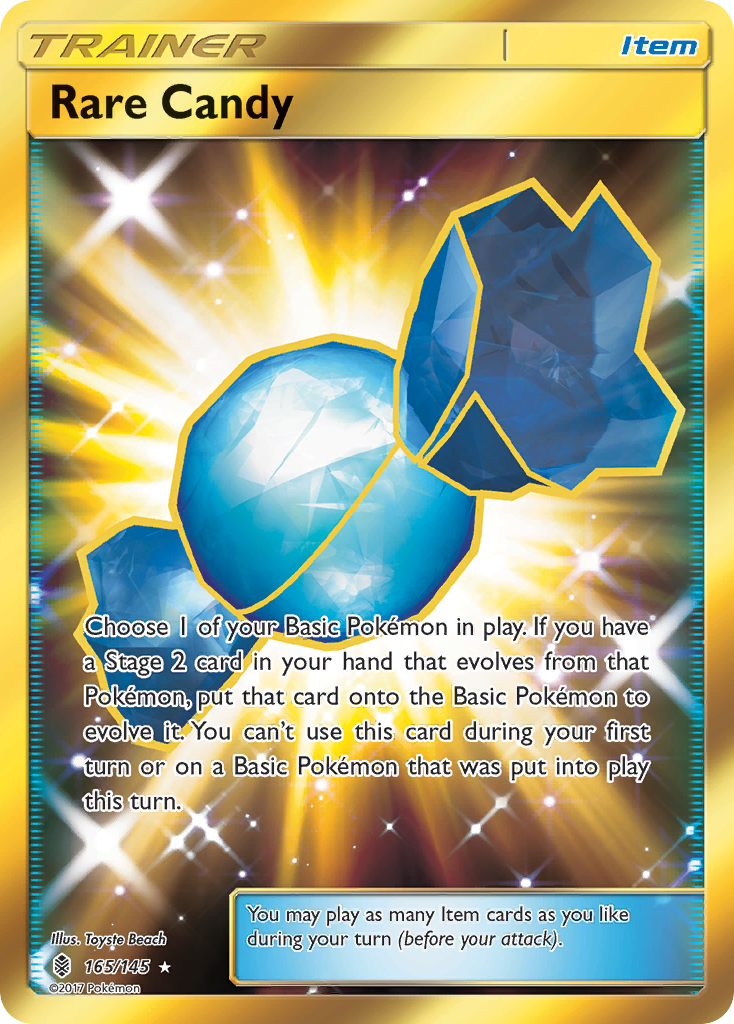 Rare Candy (Secret)/145 - SM  Guardians Rising Holofoil