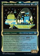 Ambassador Blorpityblorpboop (Showcase) (Galaxy Foil) (UNF-505) - Unfinity: (Showcase) Foil