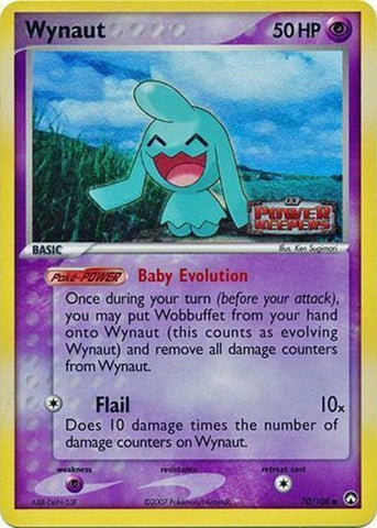 Wynaut 70/108 - Power Keepers Reverse Holofoil