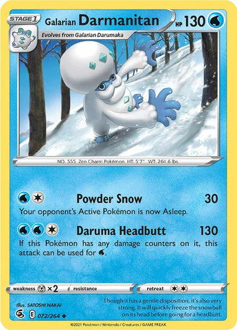 Galarian Darmanitan 72/264 - SWSH08 Fusion Strike