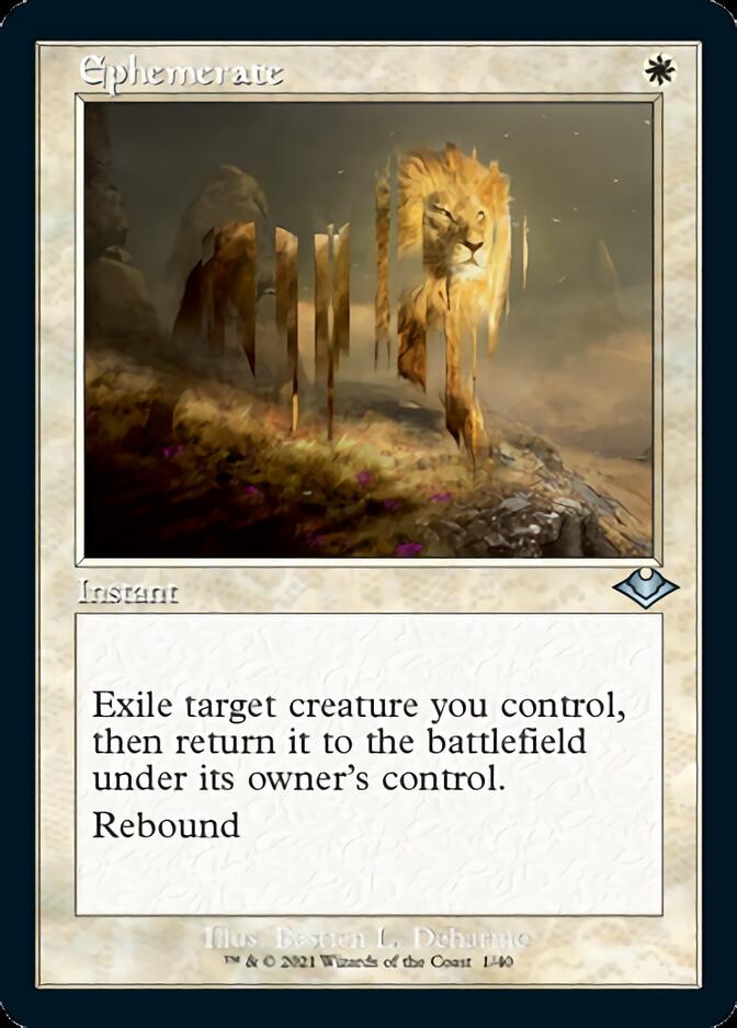 Ephemerate (Retro Frame) (MH1-001) - Modern Horizons 1 Timeshifts Foil
