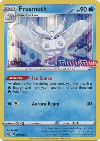 Frosmoth - SWSH007 (Prerelease) [Staff] - SWSH Sword & Shield Promo Cards Holofoil