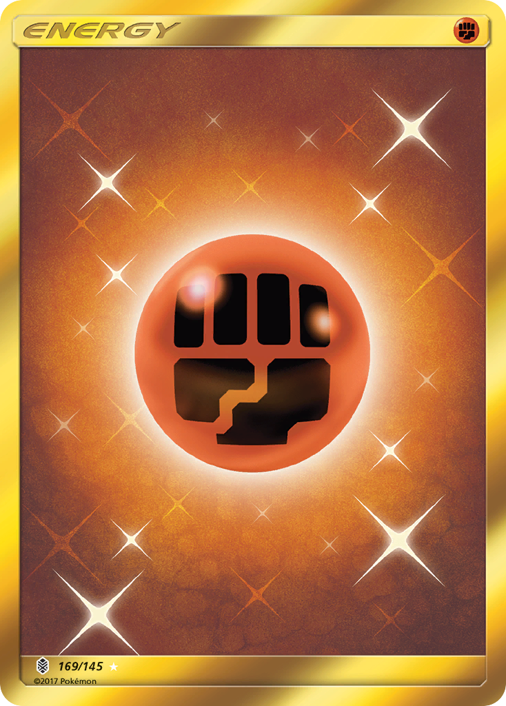 Fighting Energy (Secret) 169/145 - SM  Guardians Rising Holofoil