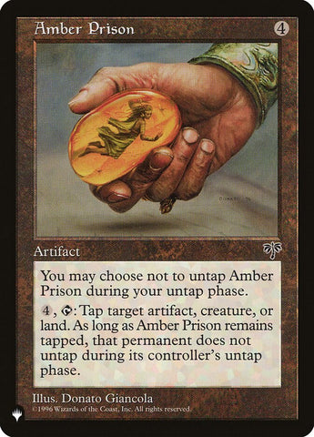 Amber Prison (LIST-) - The List