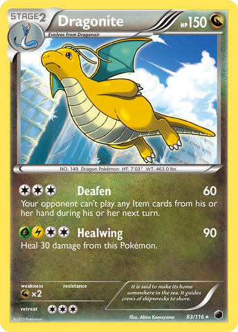 Dragonite - 83/116 (Cosmos Holo) - Blister Exclusives Holofoil