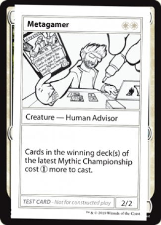 Metagamer (No PW Symbol) (CMB1-) - Mystery Booster Playtest Cards 2021