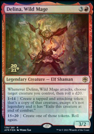 Delina, Wild Mage (PRE-138) - Adventures in the Forgotten Realms Promos Foil