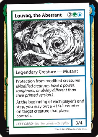 Louvaq, the Aberrant (No PW Symbol) (CMB1-) - Mystery Booster Playtest Cards 2021