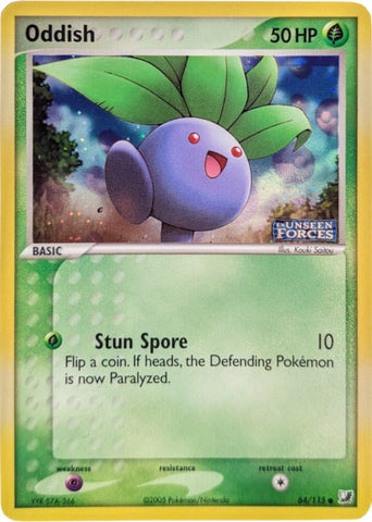 Oddish 64/115 - Unseen Forces Reverse Holofoil