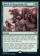 March of Burgeoning Life (NEO-201) - Kamigawa: Neon Dynasty