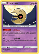 Lunatone/168 - SM  Celestial Storm Holofoil