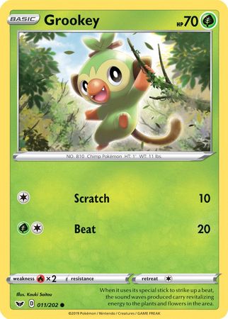 Grookey - 11/202 (Premium Collection) 11 - Miscellaneous Cards & Products Holofoil