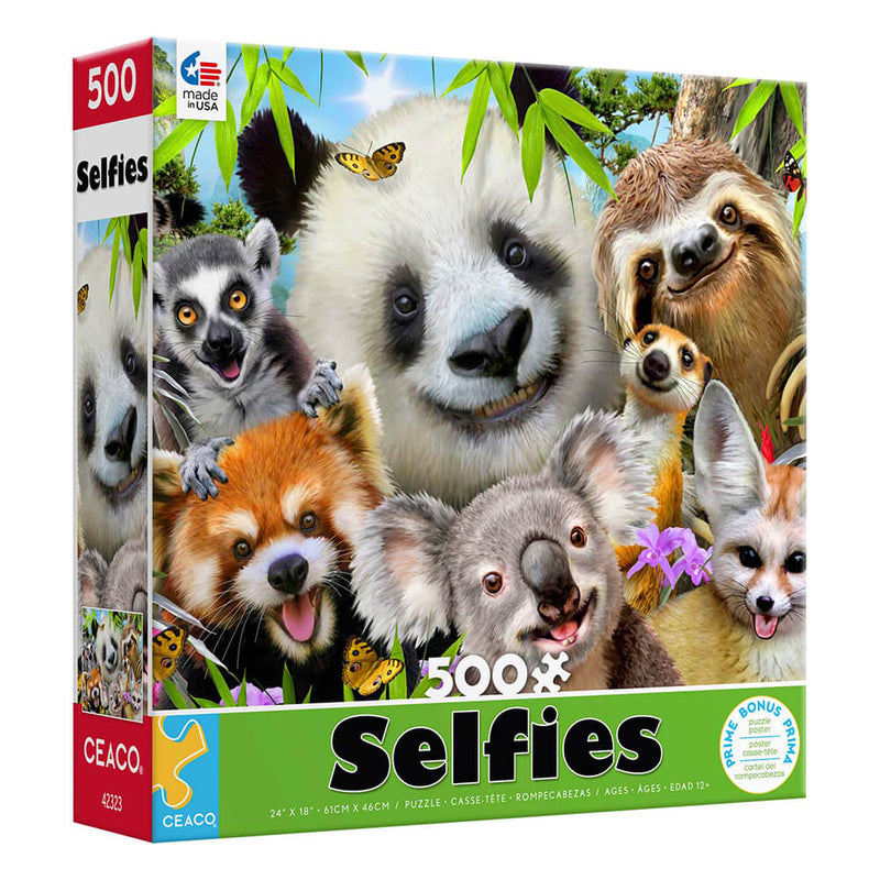 Animal Selfie 500Pc Puzzle