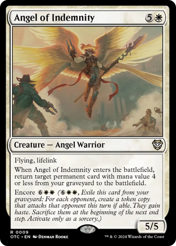 Angel of Indemnity (OTC-009) - Outlaws of Thunder Junction Commander