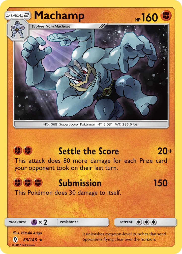 Machamp 65/145 - SM  Guardians Rising Holofoil