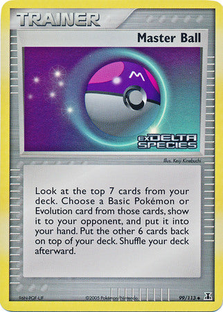 Master Ball 99/113 - Delta Species Reverse Holofoil