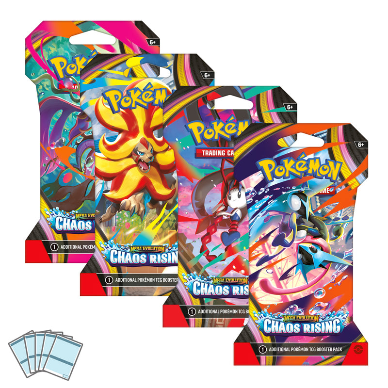 Mega Evolution Chaos Rising Sleeved Booster Pack