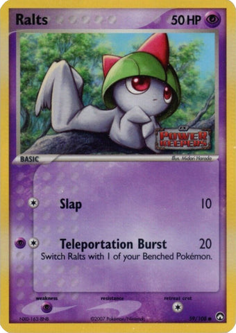Ralts 59/108 - Power Keepers Reverse Holofoil