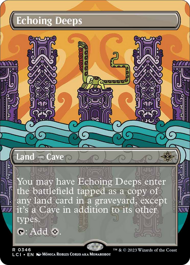 Echoing Deeps (Borderless) (LCI-346) - The Lost Caverns of Ixalan (Borderless)