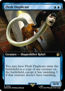 Flesh Duplicate (Extended Art) (Surge Foil) (WHO-950) - Doctor Who: (Extended Art) Foil