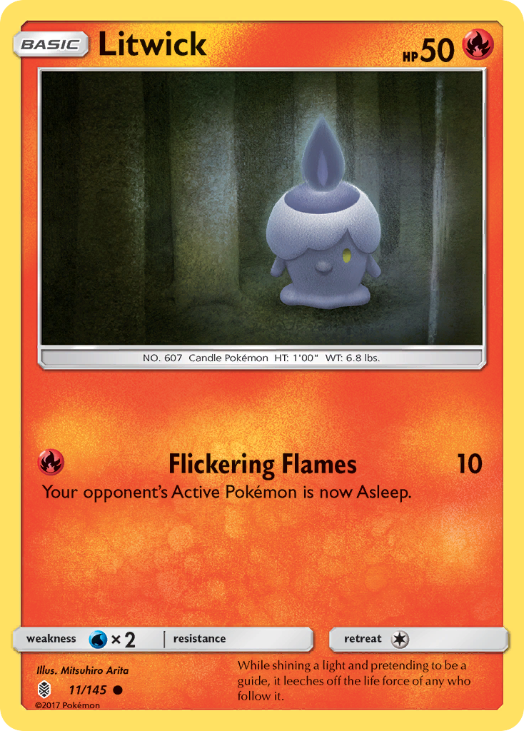 Litwick 11/145 - SM  Guardians Rising