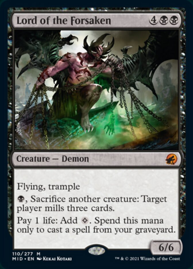 Lord of the Forsaken (MID-110) - Innistrad: Midnight Hunt