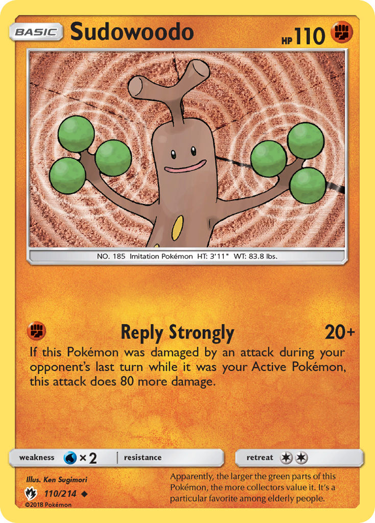 Sudowoodo 110/214 - SM  Lost Thunder